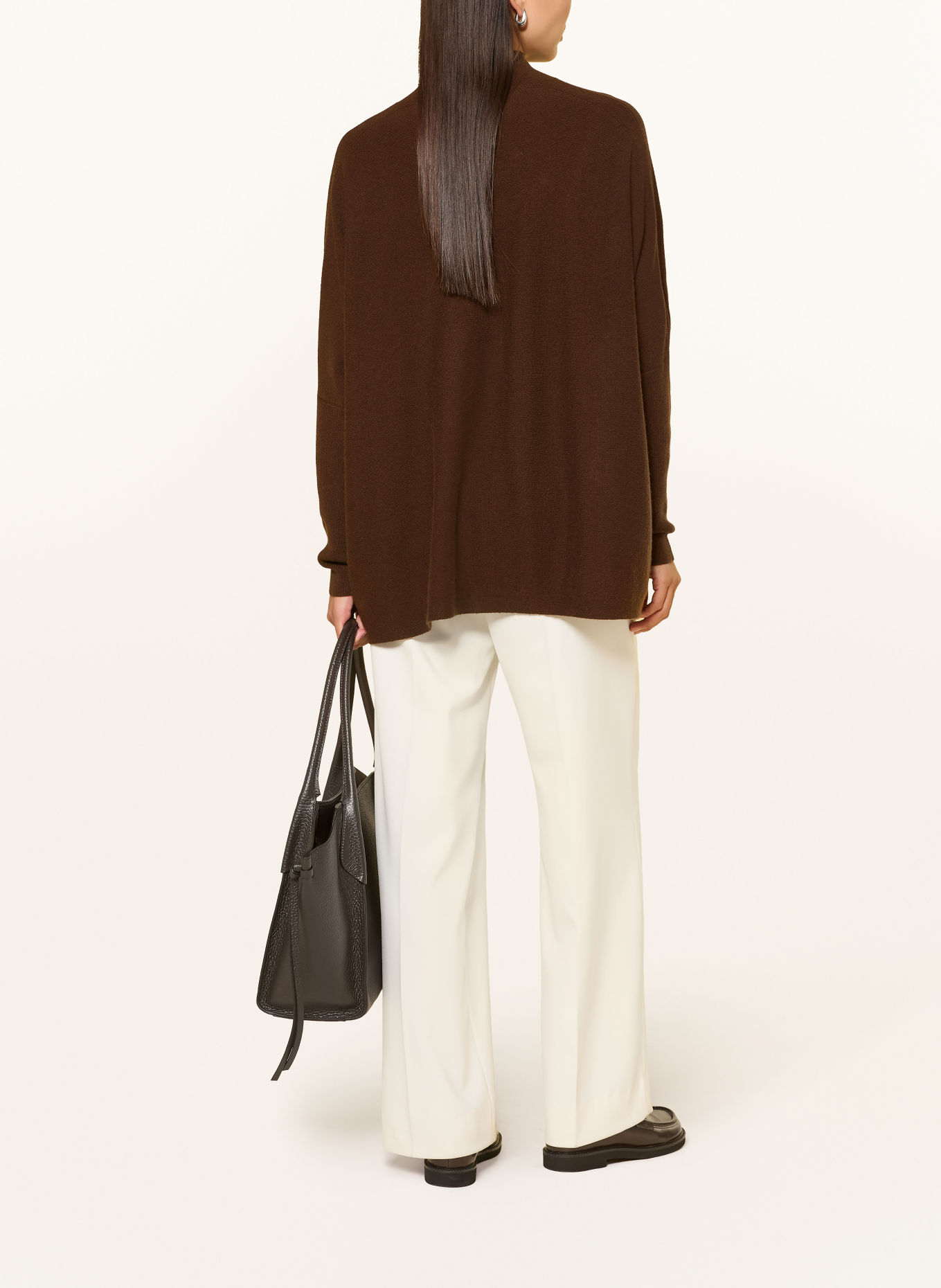 REPEAT Sweater: DARK BROWN