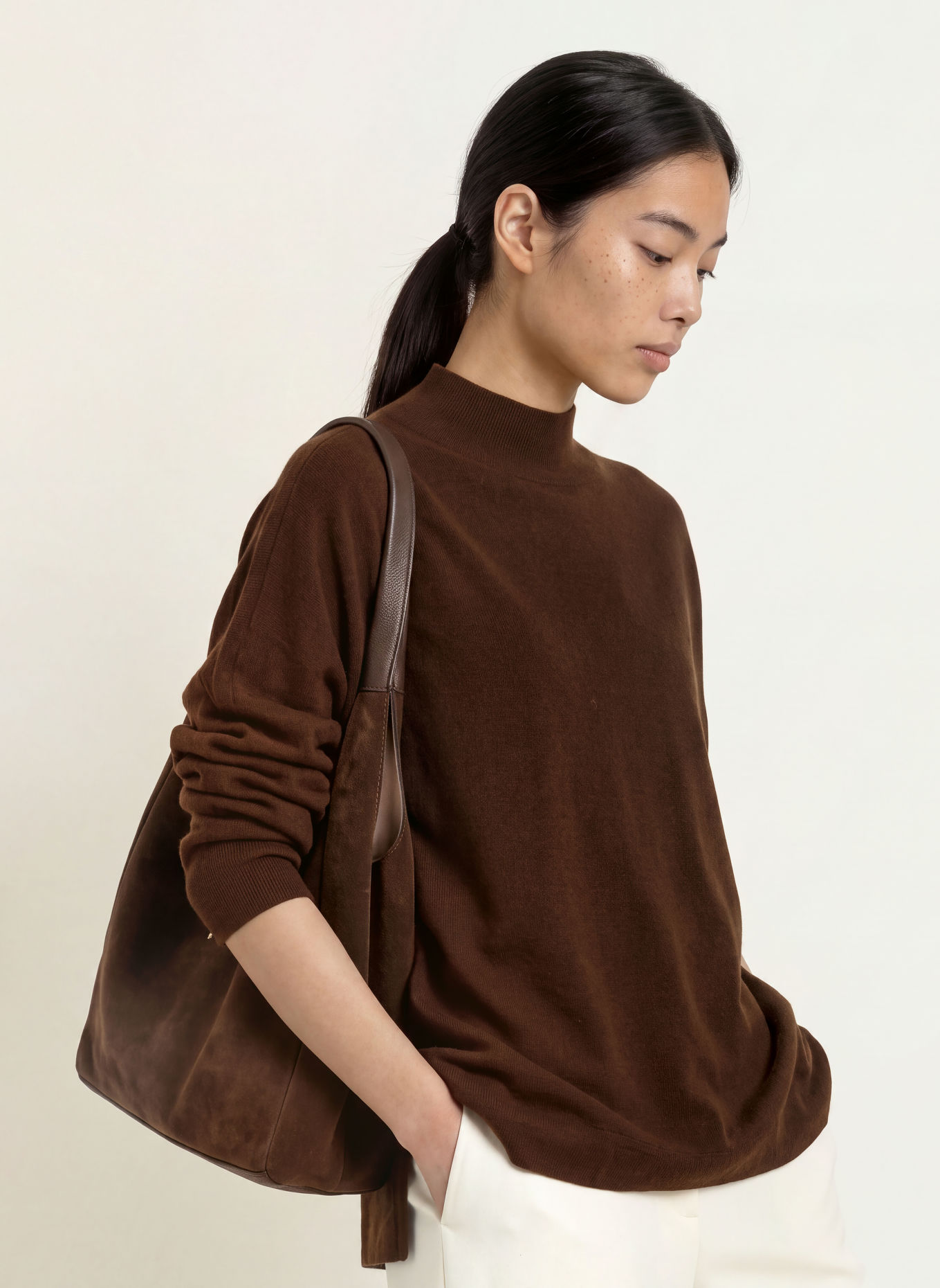 REPEAT Trui: MARRON FONCÉ