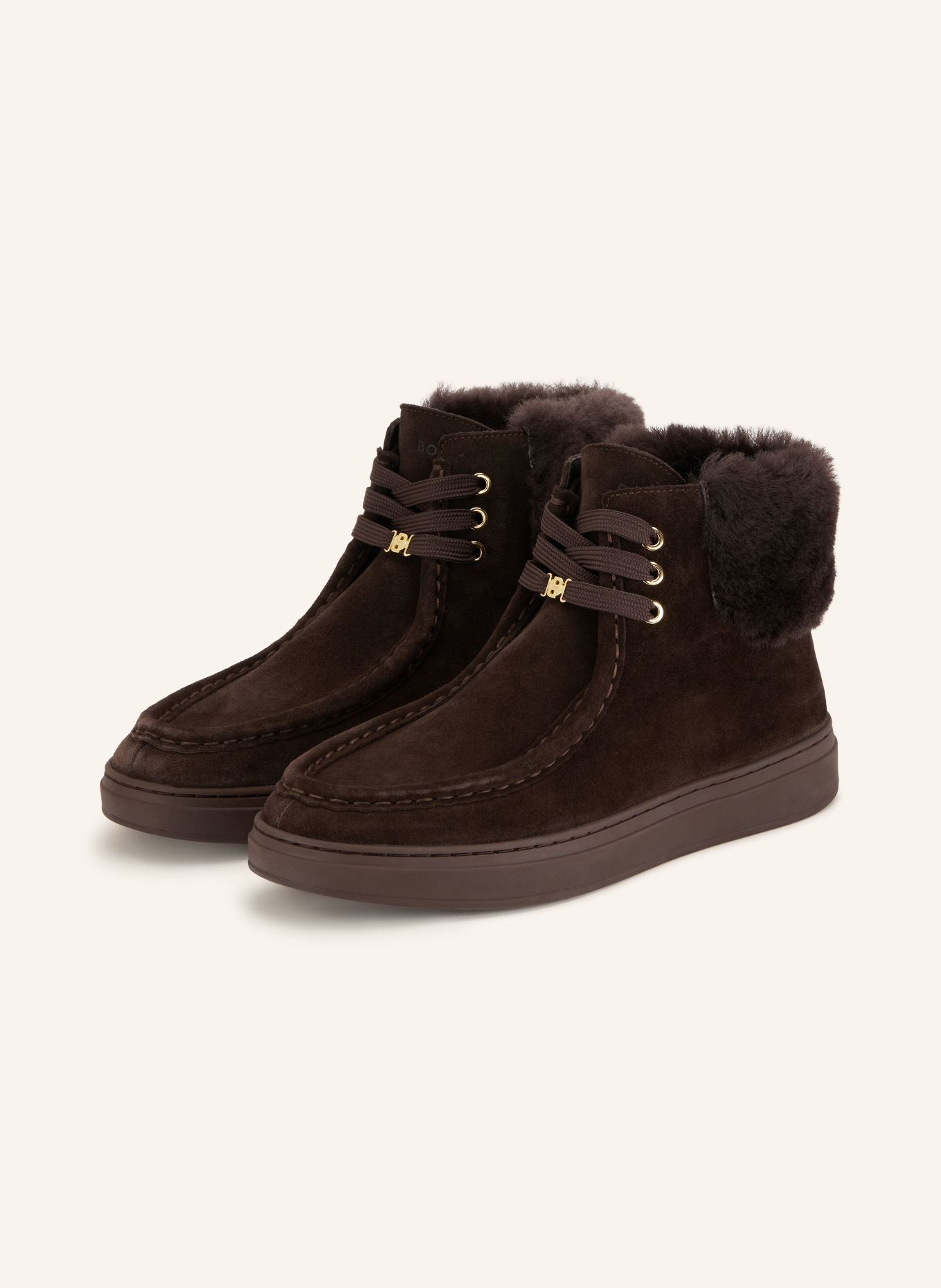 BOSS Schnürboots KIERAN HITO: DUNKELBRAUN