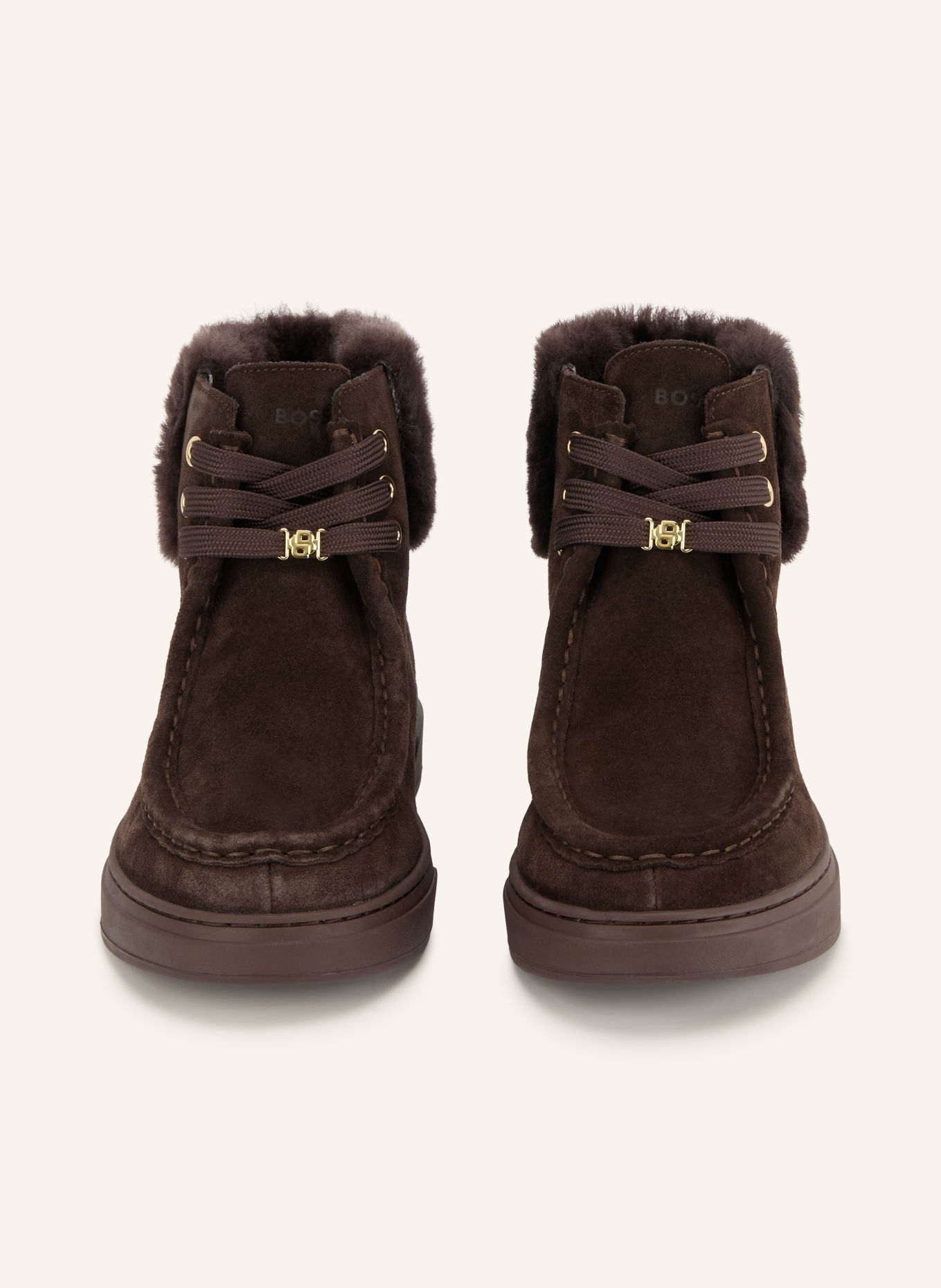BOSS Schnürboots KIERAN HITO: DUNKELBRAUN