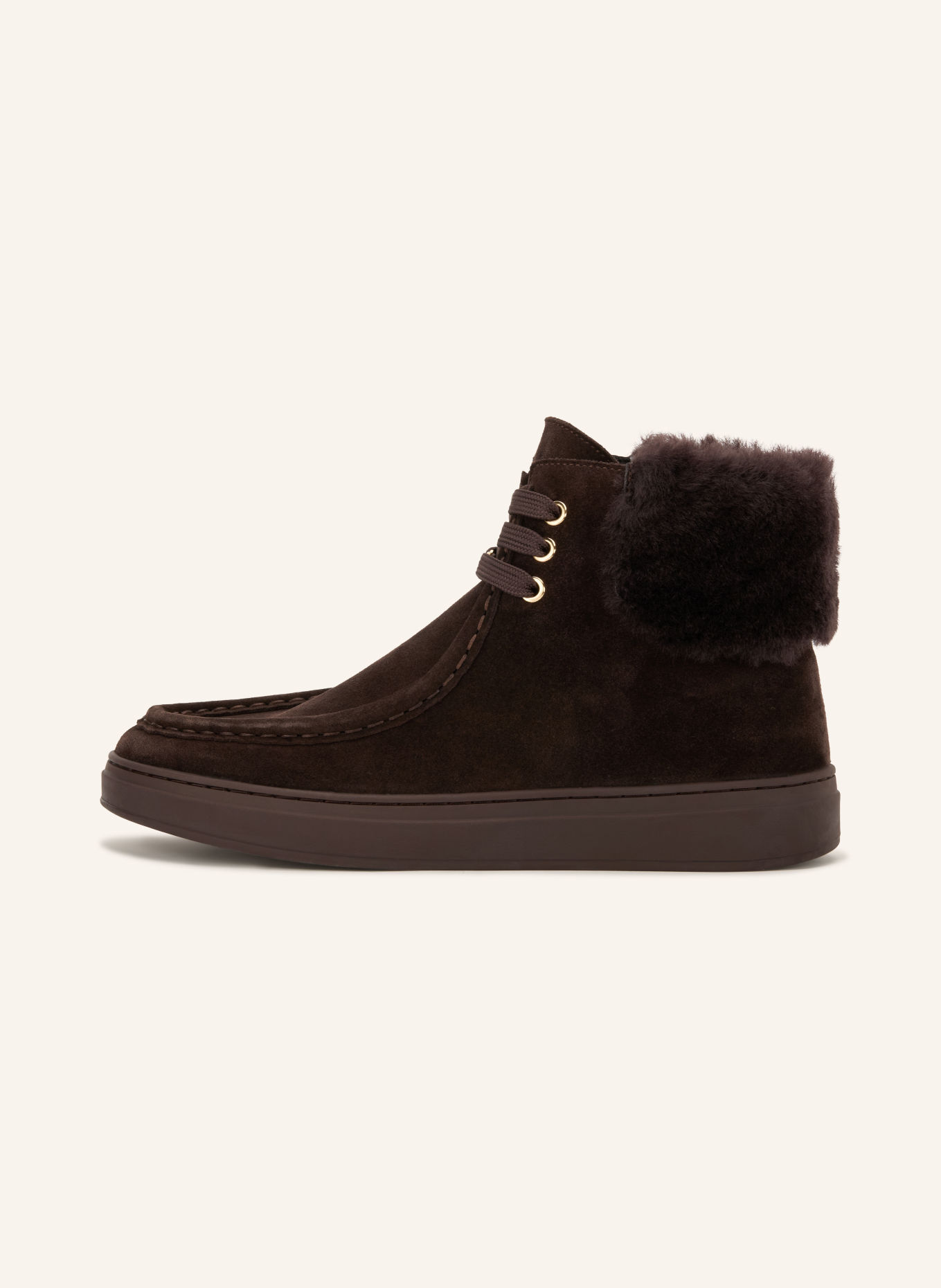 BOSS Schnürboots KIERAN HITO: DUNKELBRAUN