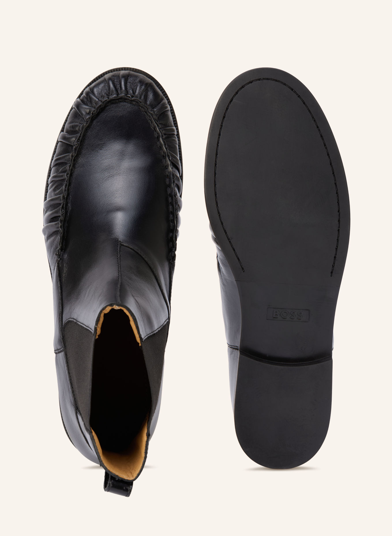BOSS Chelsea boots LYCIA: ZWART