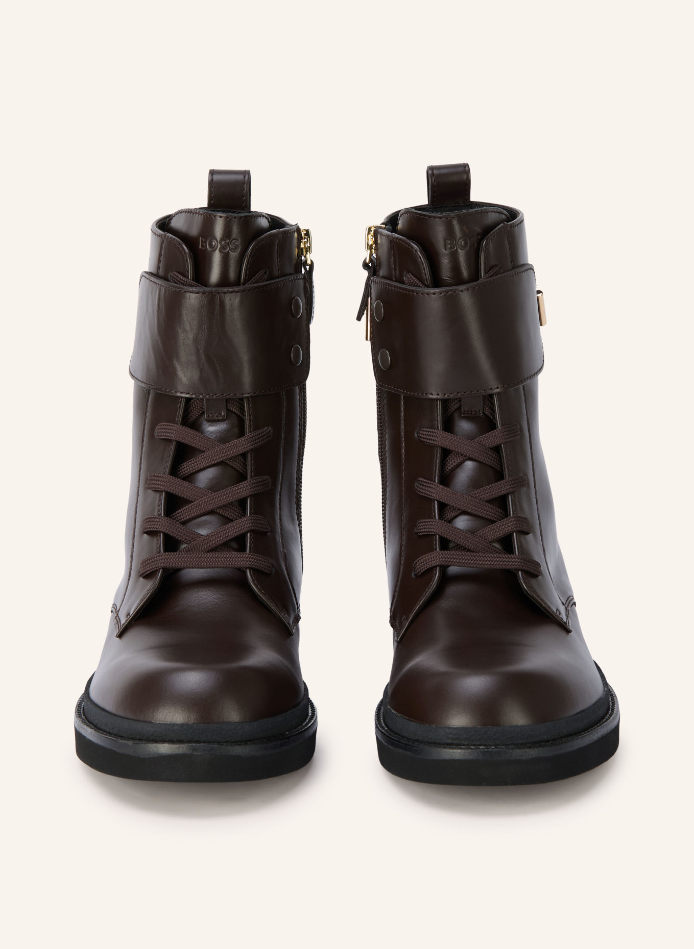BOSS Schnürboots ELERI: DUNKELBRAUN