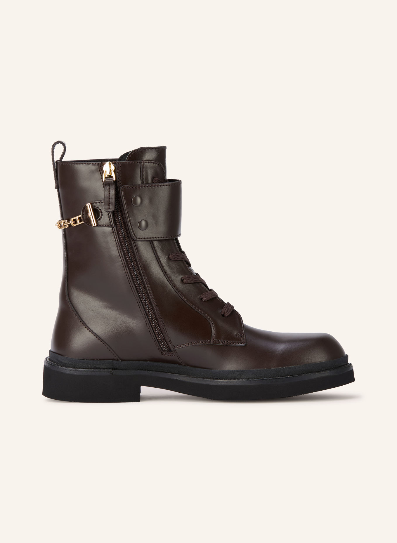 BOSS Schnürboots ELERI: DUNKELBRAUN