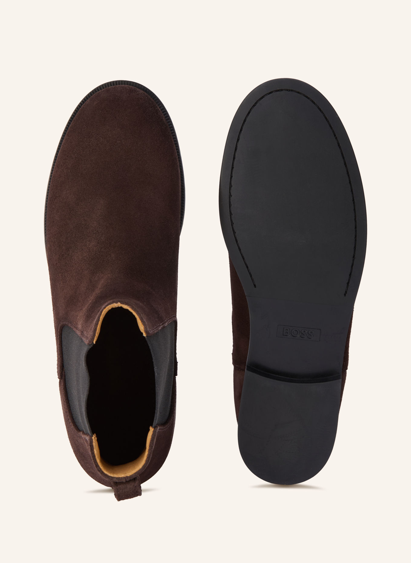 BOSS Chelsea-Boots LYCIA: DUNKELBRAUN