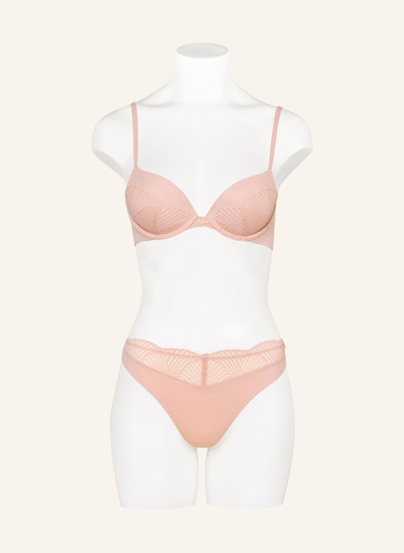 Calvin Klein String PERFECTLY FIT LACE: ROSÉ
