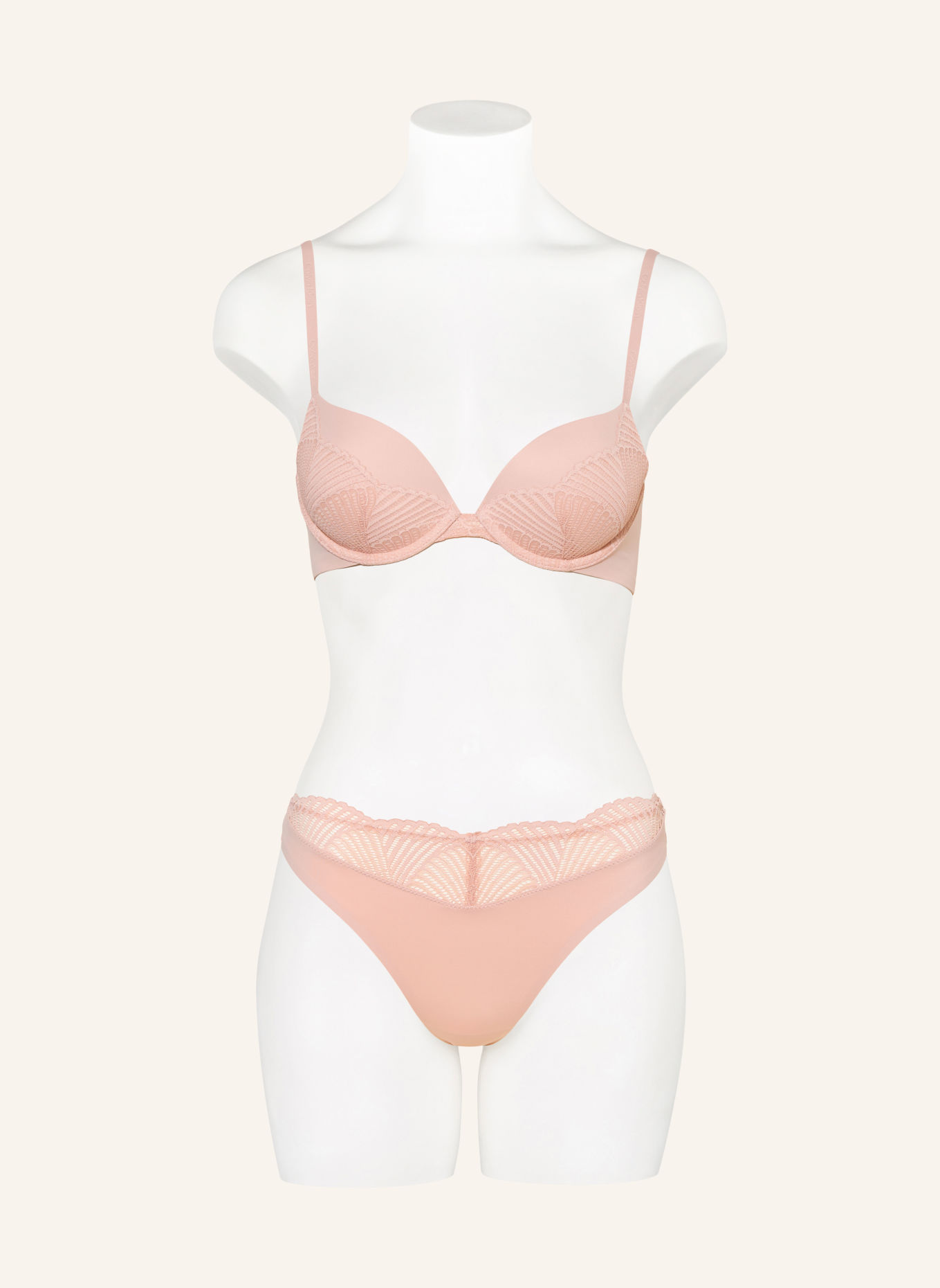 Calvin Klein Push-up-BH PERFECTLY FIT LACE: ROSÉ