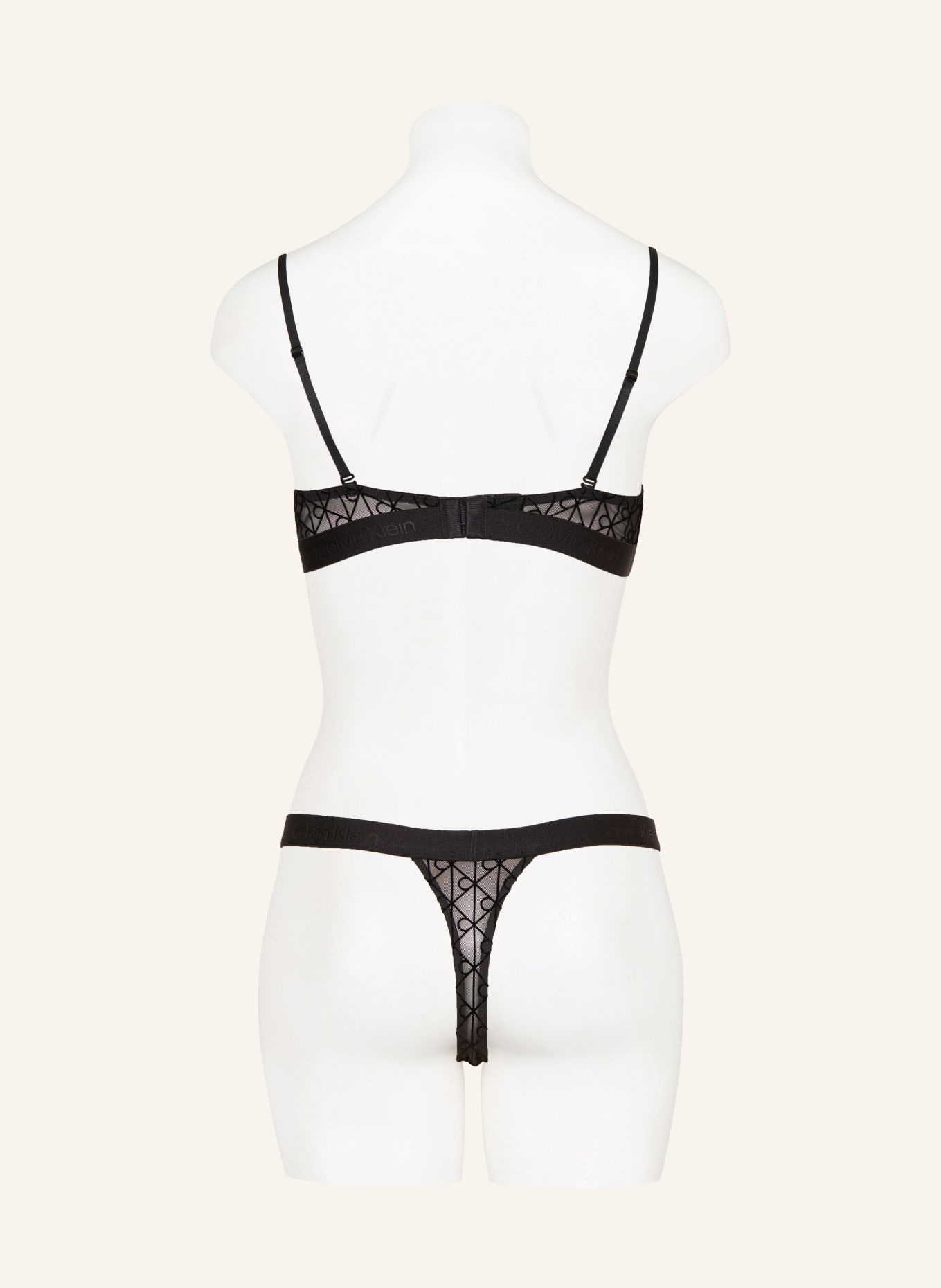 Calvin Klein String: SCHWARZ