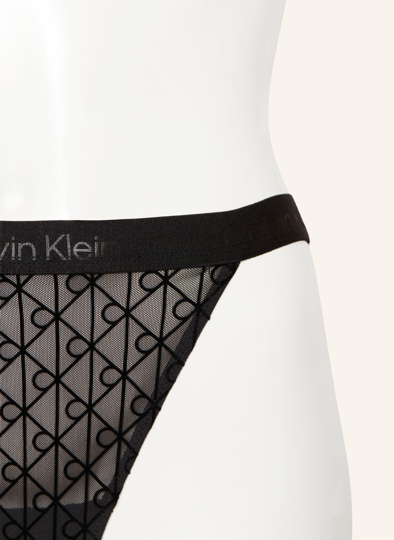 Calvin Klein String: SCHWARZ