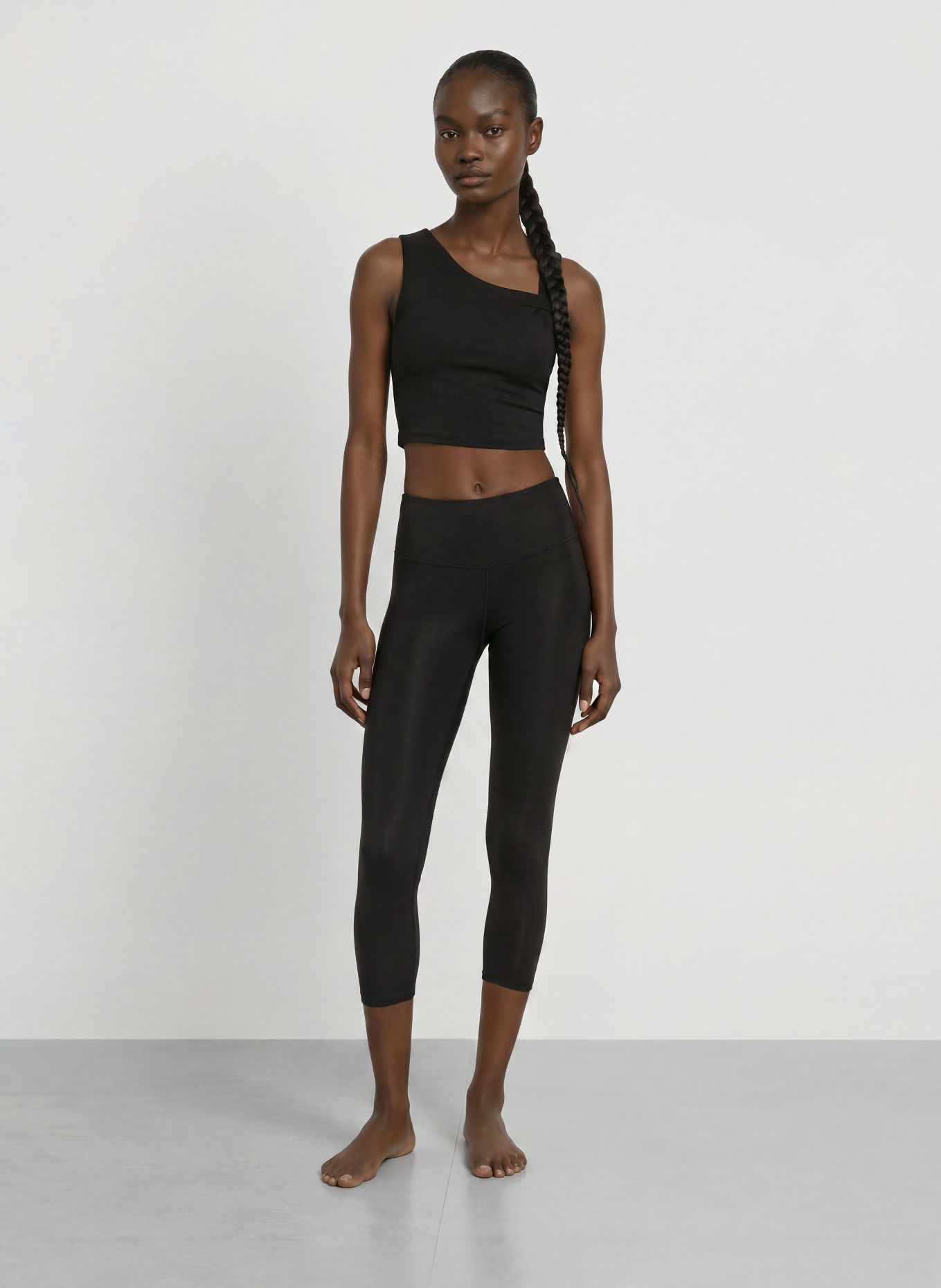MANDALA Top cropped SERENITY: NOIR