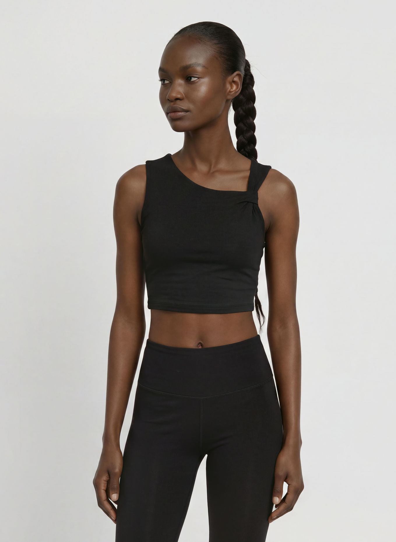 MANDALA Top cropped SERENITY: NOIR