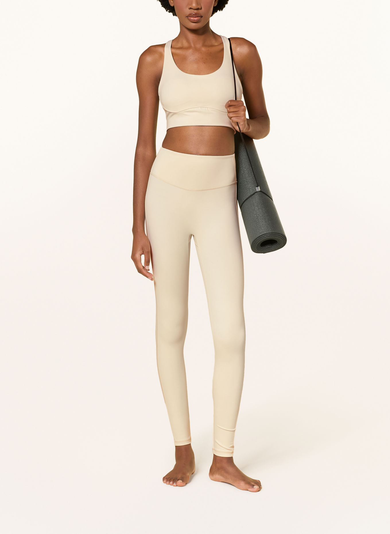MANDALA Sports bra: ECRU