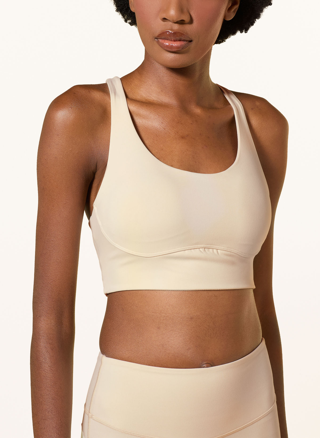 MANDALA Sports bra: ECRU