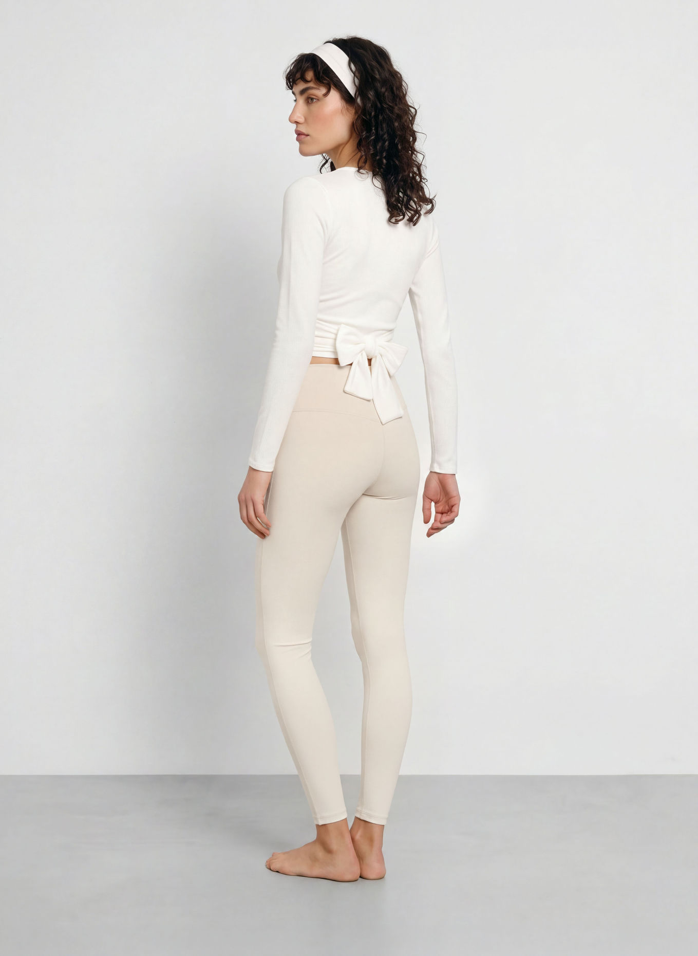 MANDALA Collants SPORTY VIBE: CRÈME