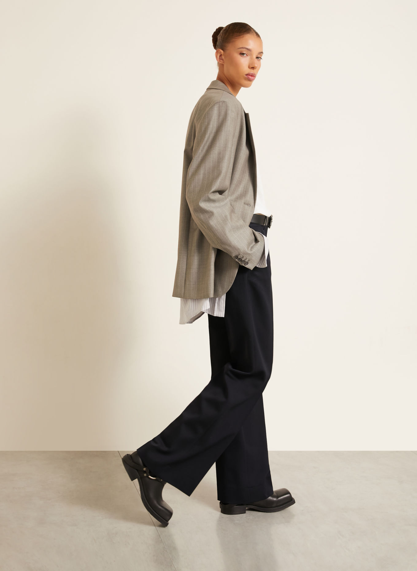 Acne Studios Marlene-broek: DONKERBLAUW