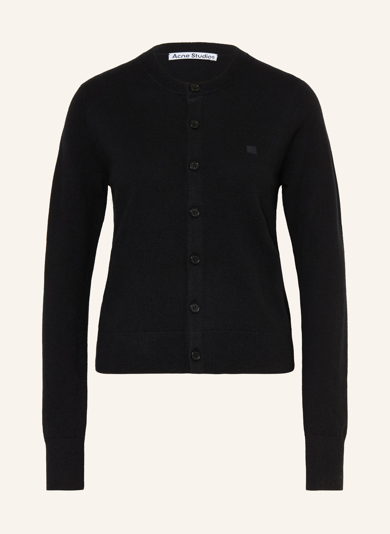 Acne Studios Cardigan: BLACK