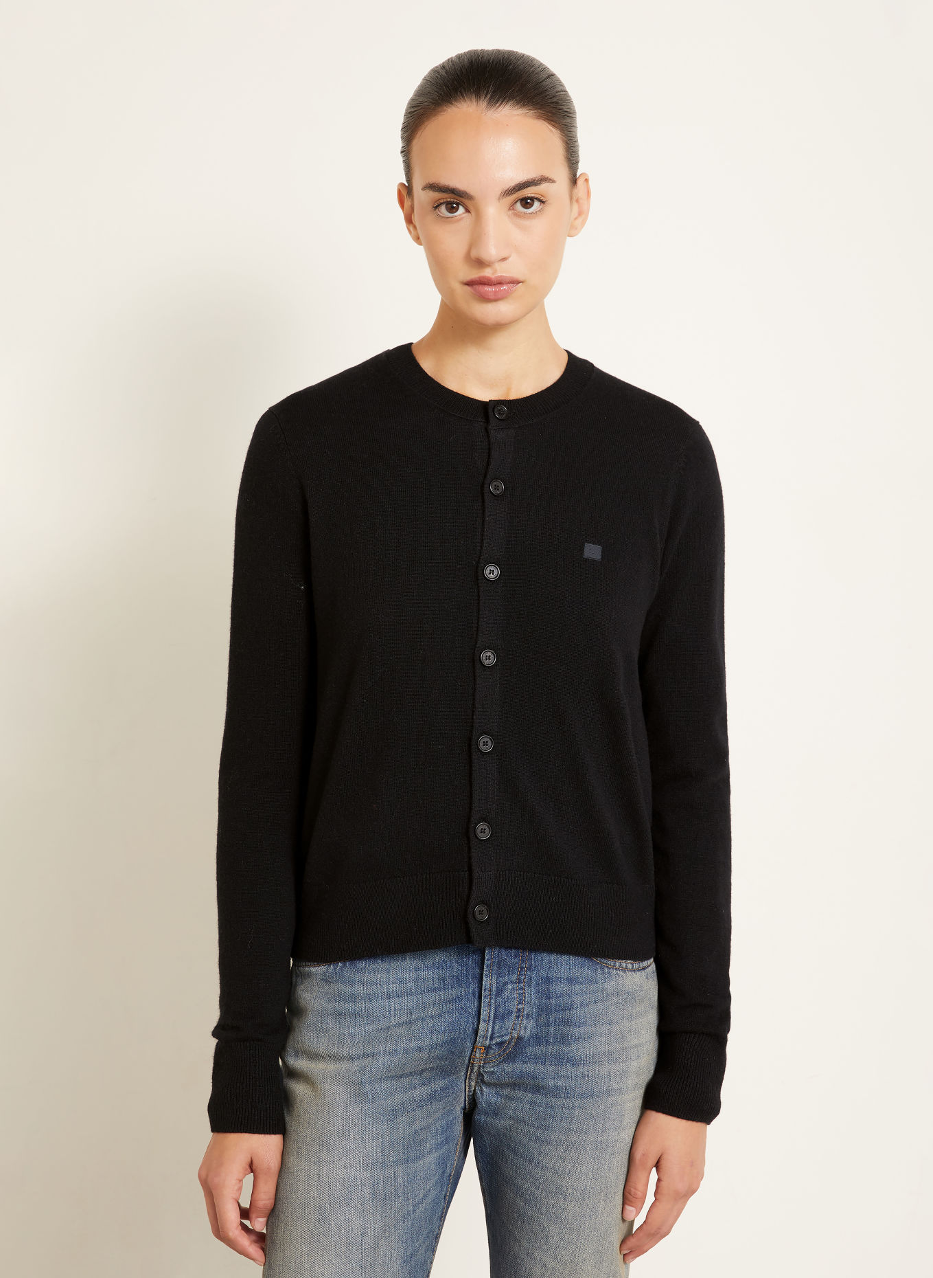 Acne Studios Cardigan: BLACK