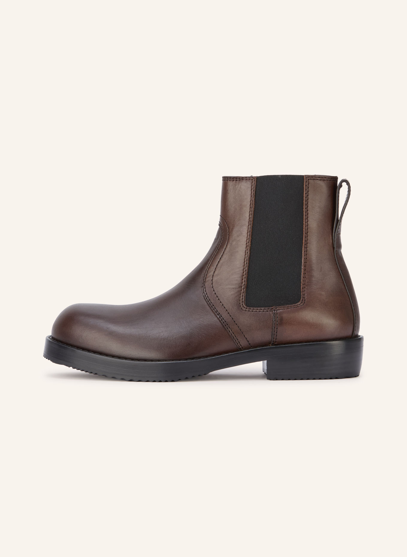 DRIES VAN NOTEN Chelsea-Boots: DUNKELBRAUN / SCHWARZ