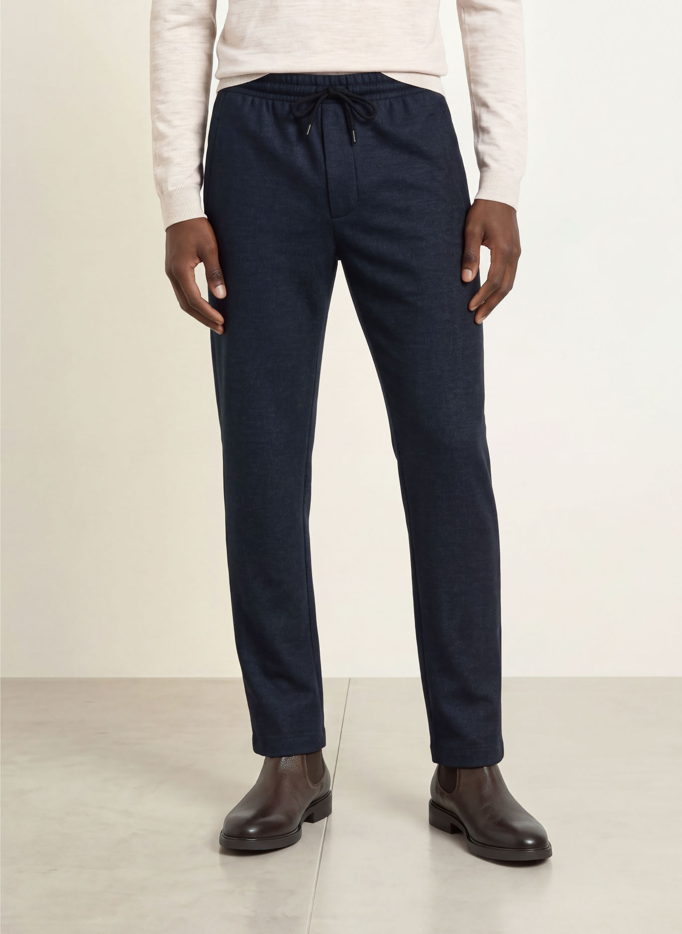 HARRIS WHARF LONDON Pantaloni de costum Extra Slim Fit din jersey: VA02 navy blue