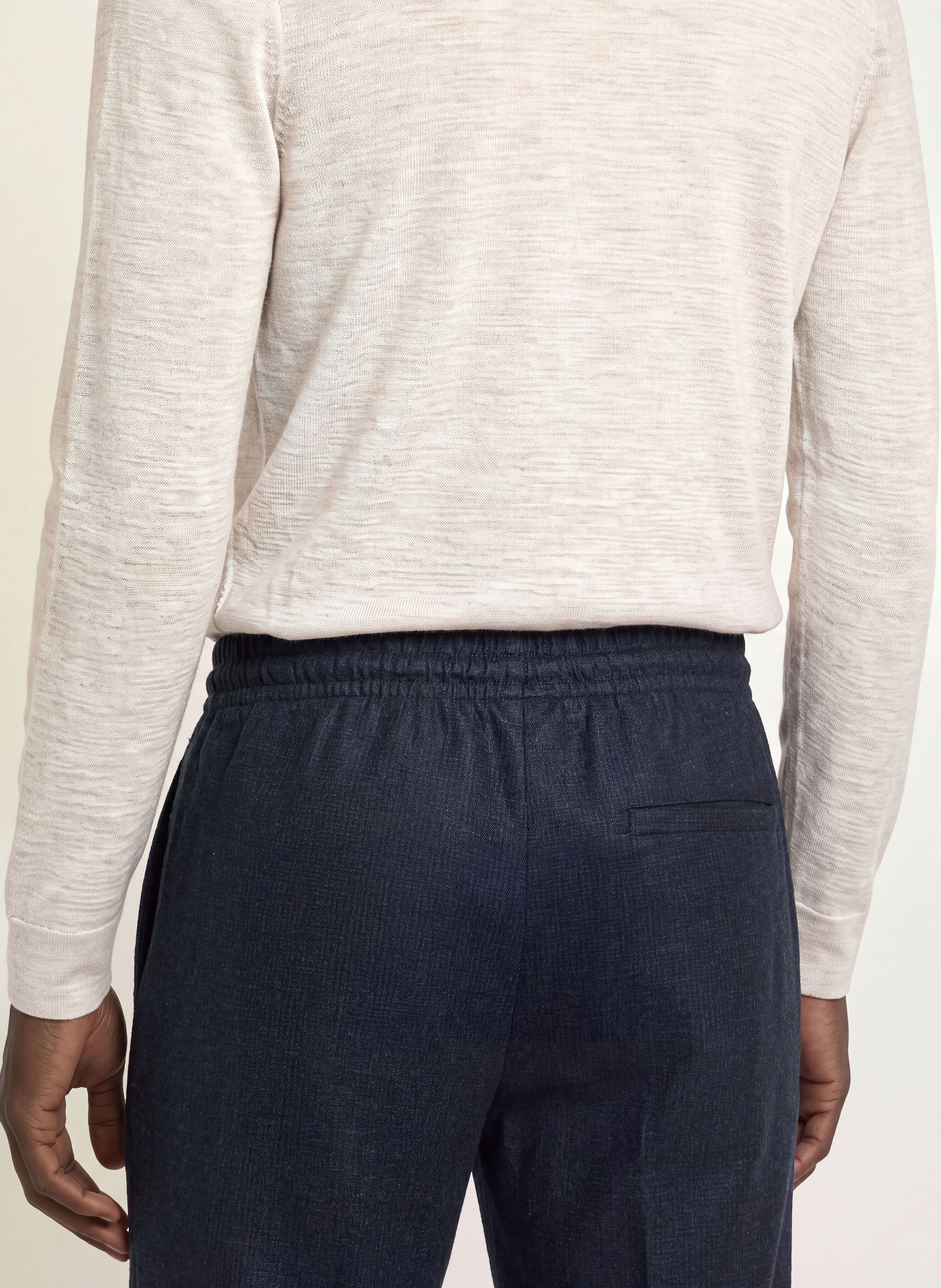 HARRIS WHARF LONDON Pantaloni de costum Extra Slim Fit din jersey: VA02 navy blue