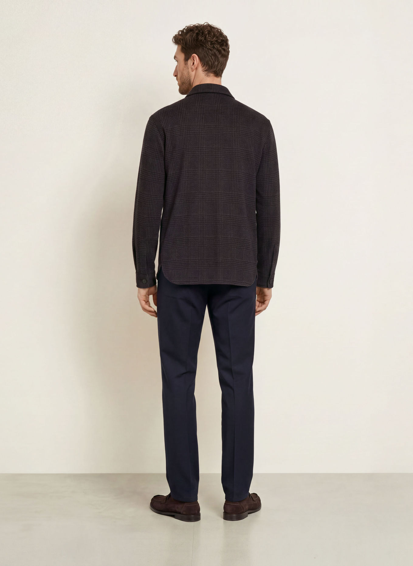 HARRIS WHARF LONDON Overjacket: BRUIN / DONKERBLAUW