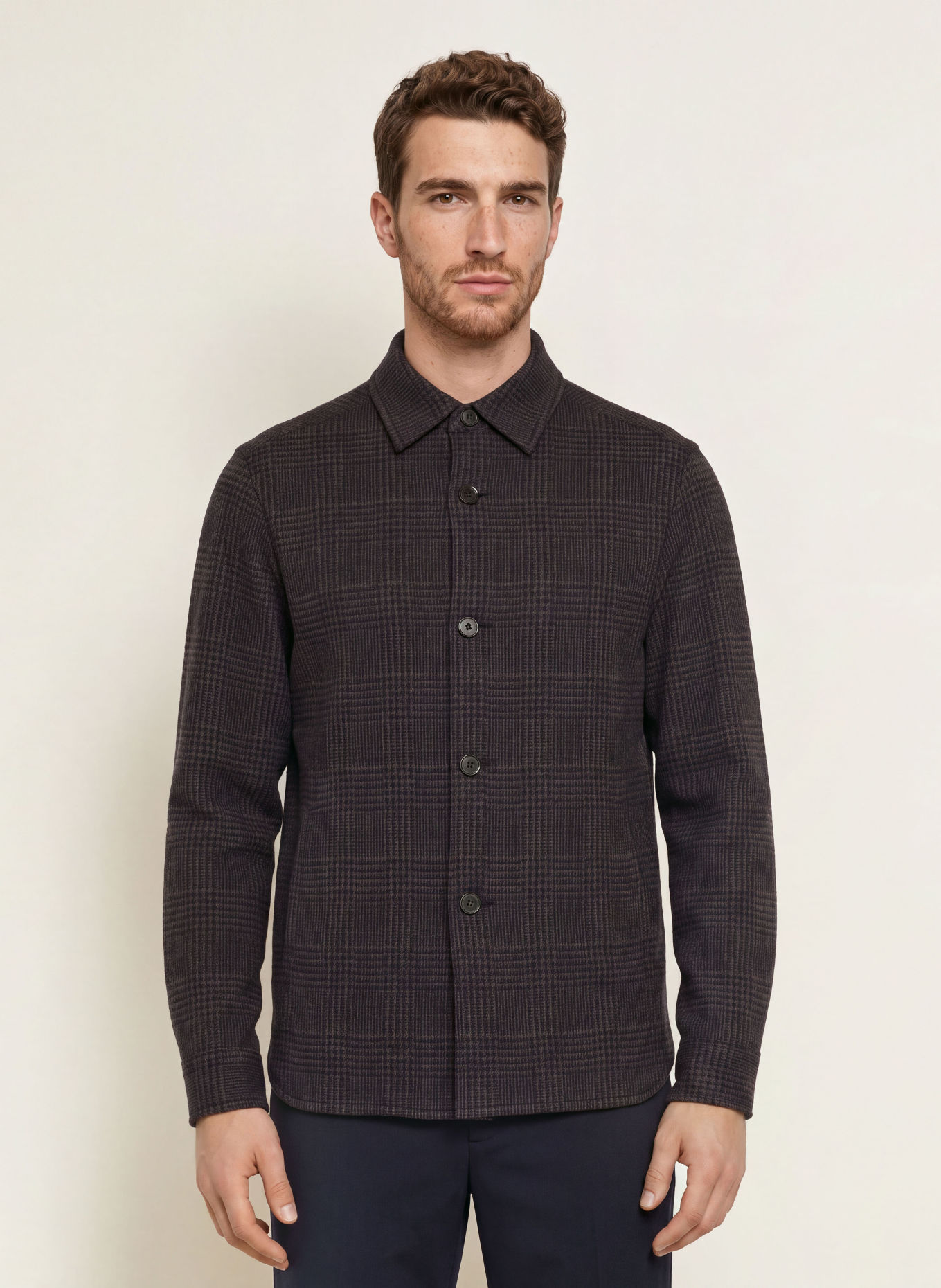 HARRIS WHARF LONDON Overjacket: BRUIN / DONKERBLAUW