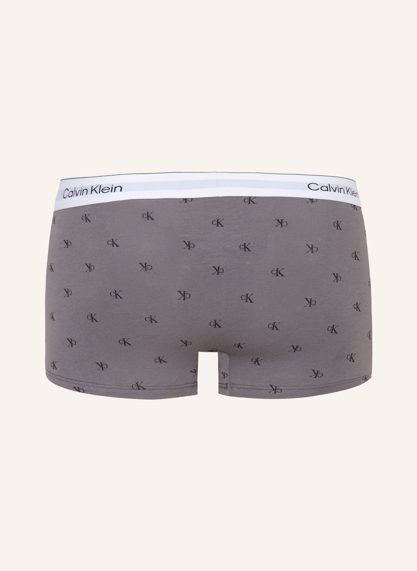 Calvin Klein 3-Pack Boxer shorts COTTON STRETCH: GRAY / LIGHT GRAY / BLACK
