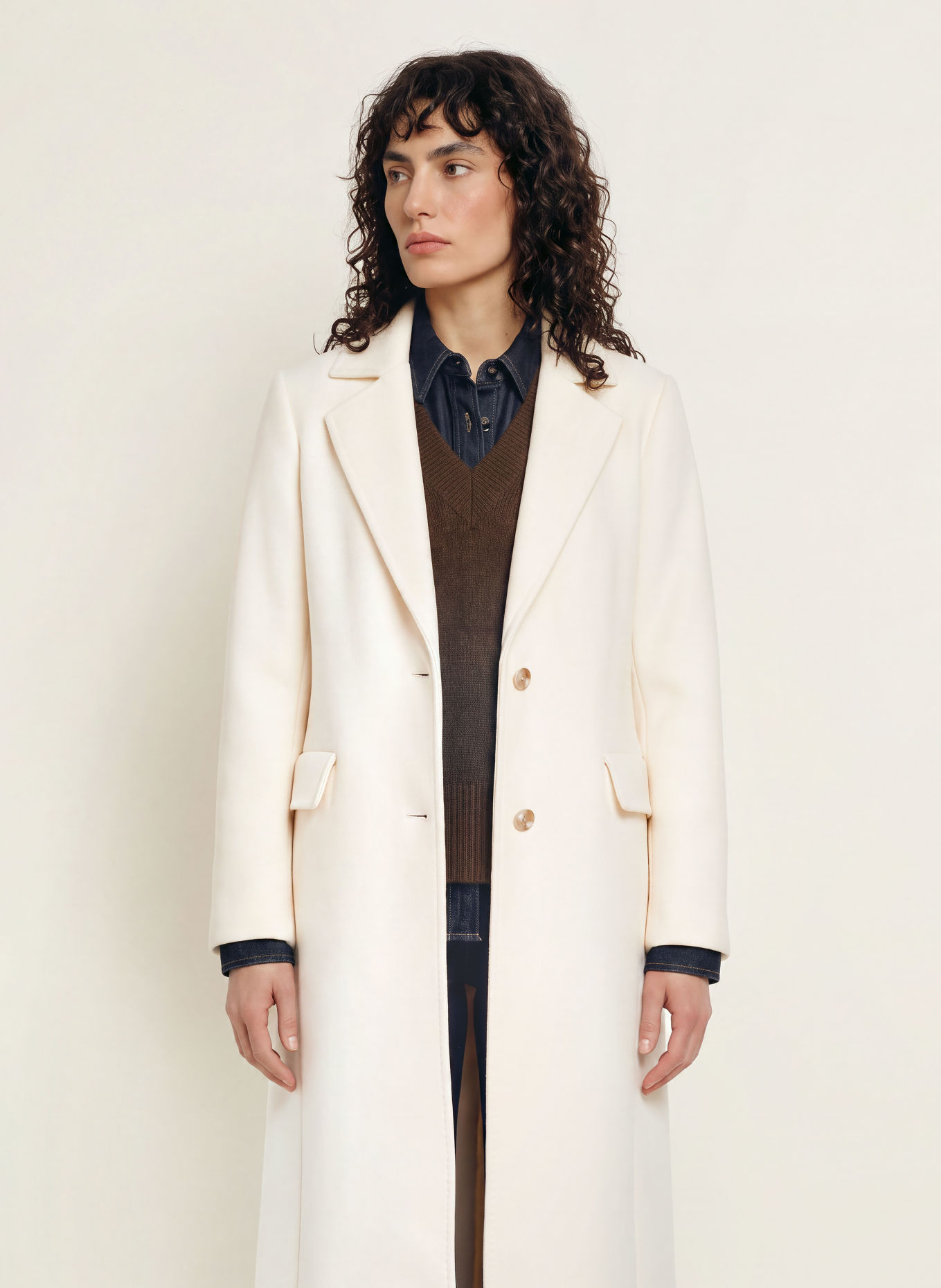 Mackage Wollmantel CORAZON: CREME