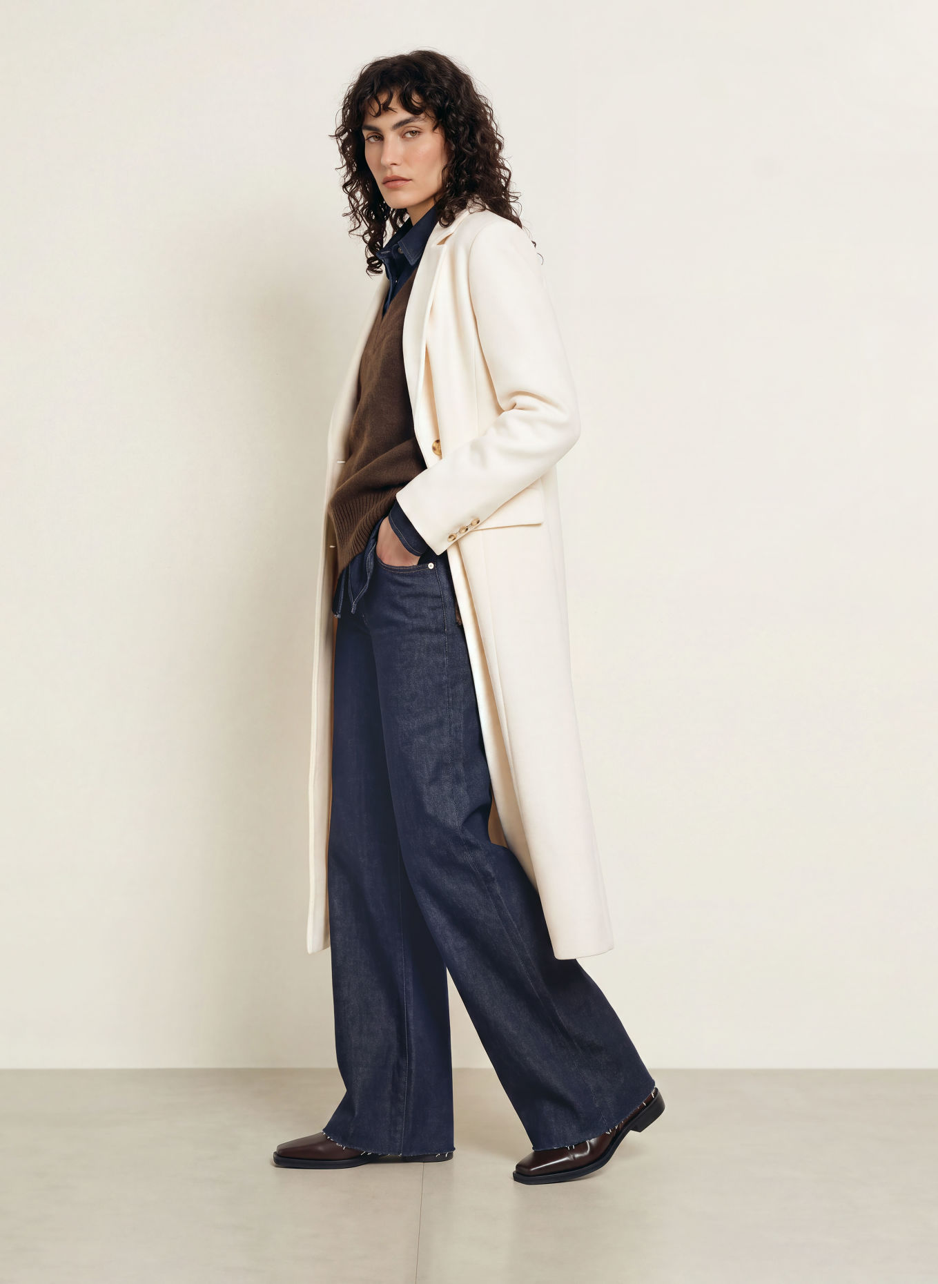 Mackage Wollmantel CORAZON: CREME