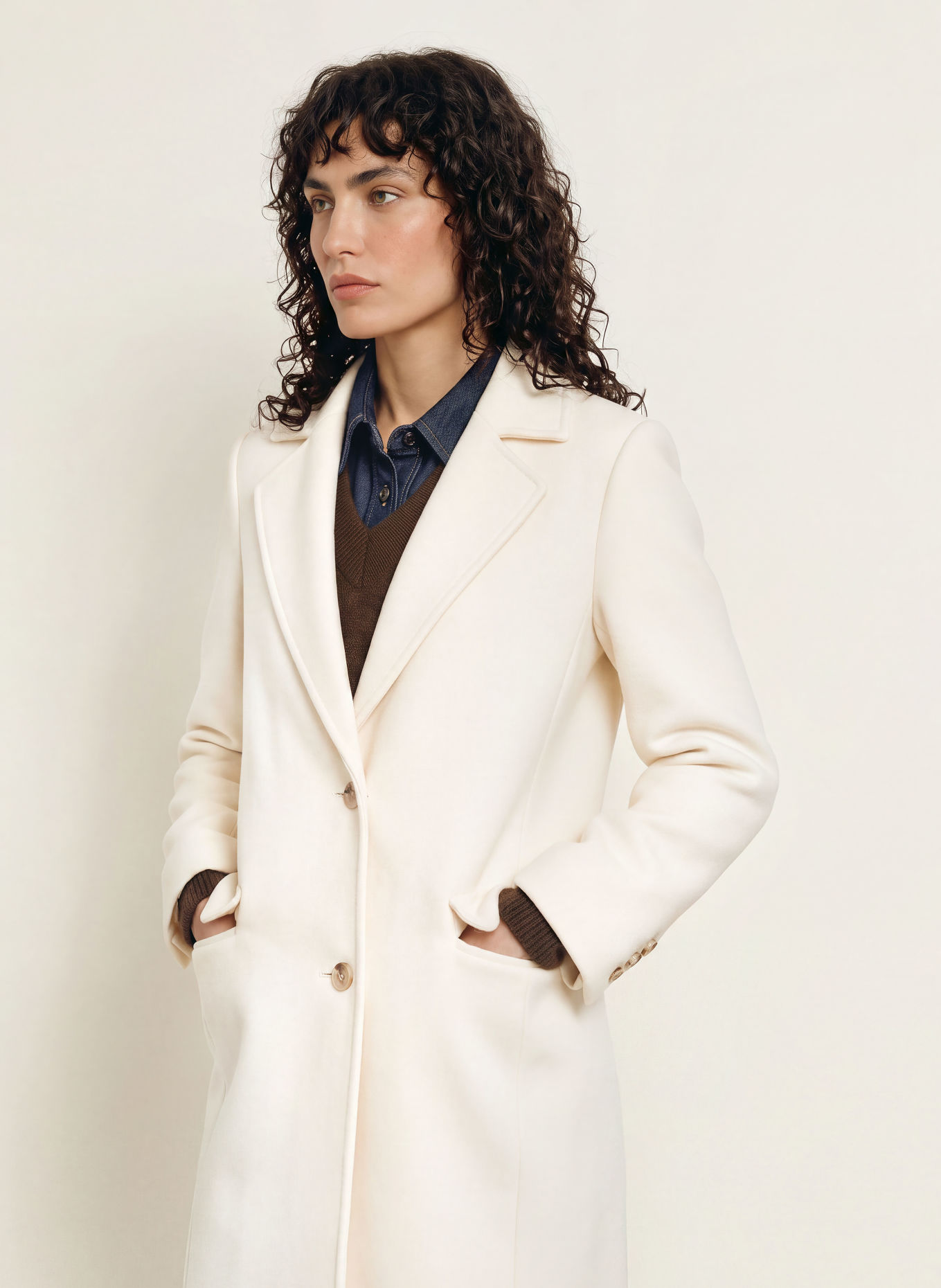 Mackage Wollmantel CORAZON: CREME