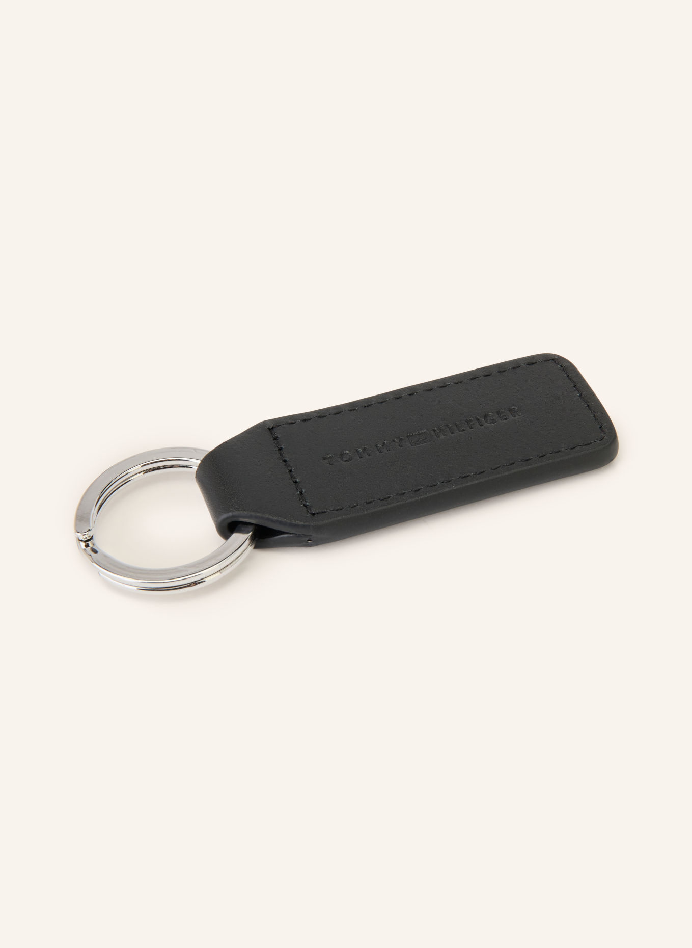 TOMMY HILFIGER Set: Geldbörse und Schlüsselanhänger: SCHWARZ