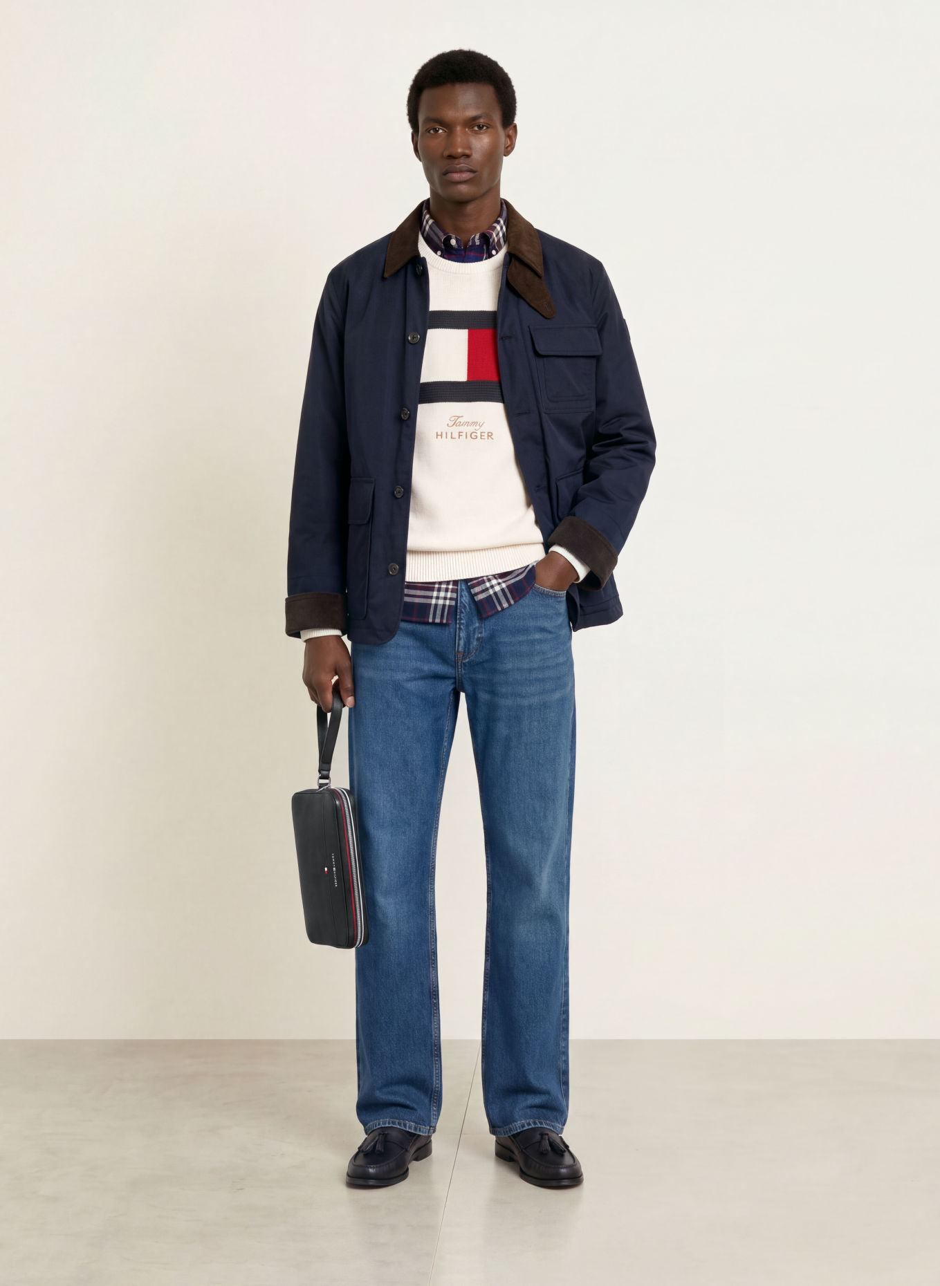 TOMMY HILFIGER Pouch: SORT / SØLV