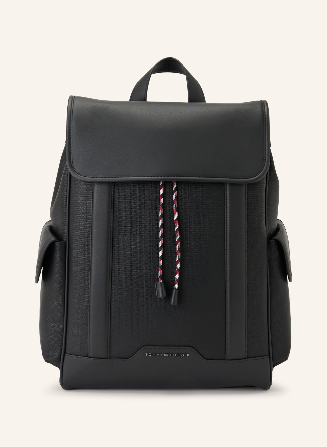 TOMMY HILFIGER 19.85-liter Backpack with laptop compartment: BLACK