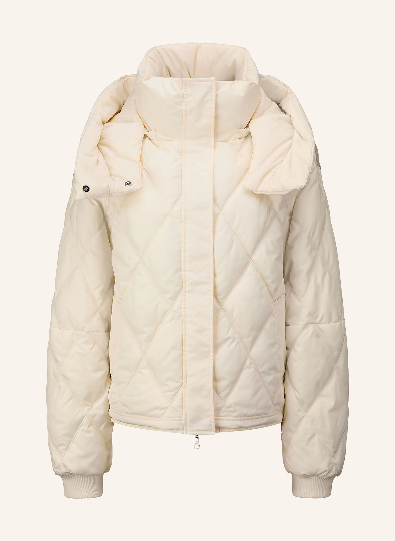 RIANI Steppjacke zum Wenden mit abnehmbarer Kapuze: ECRU