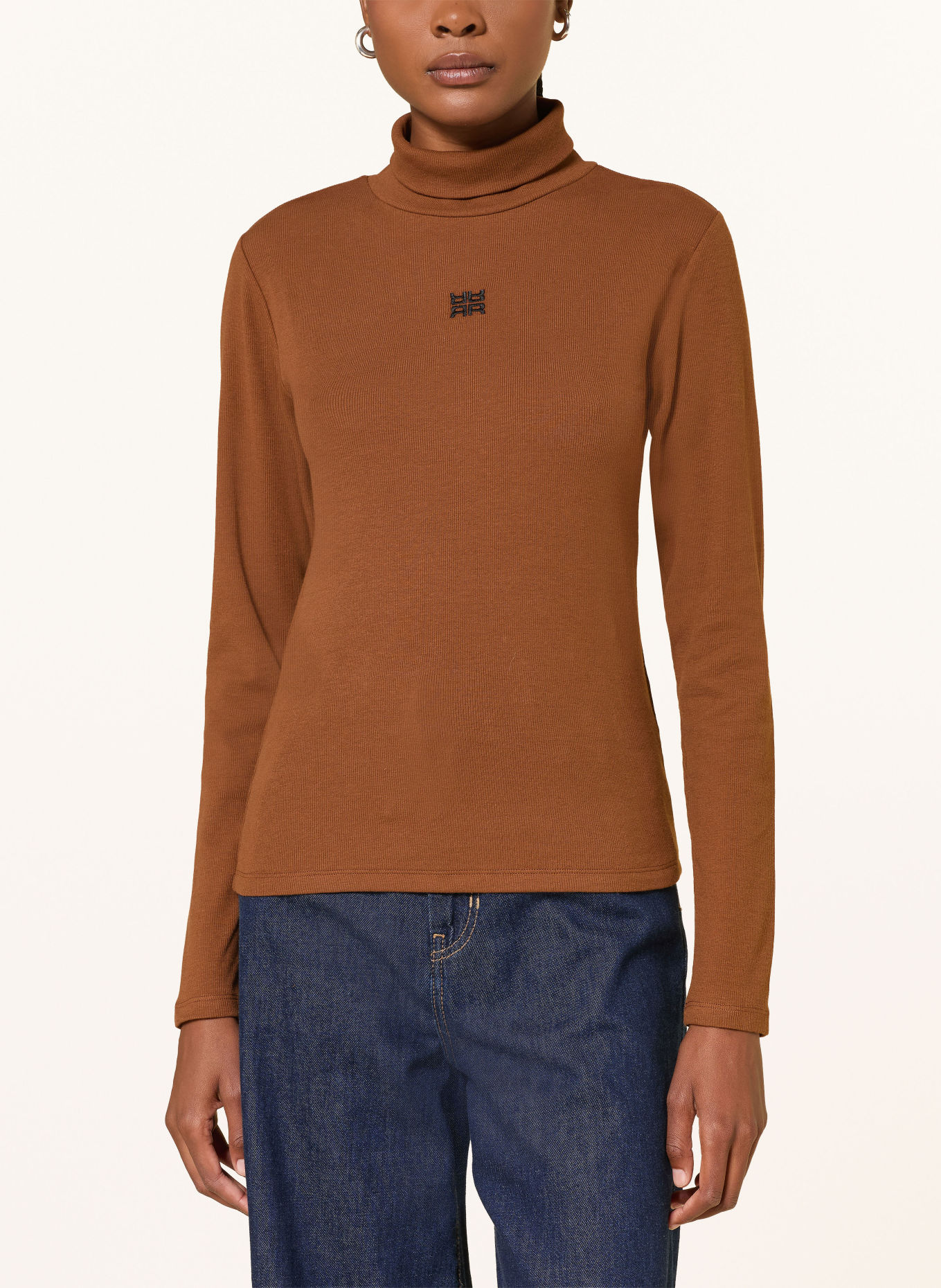 RIANI Longsleeve: COGNAC
