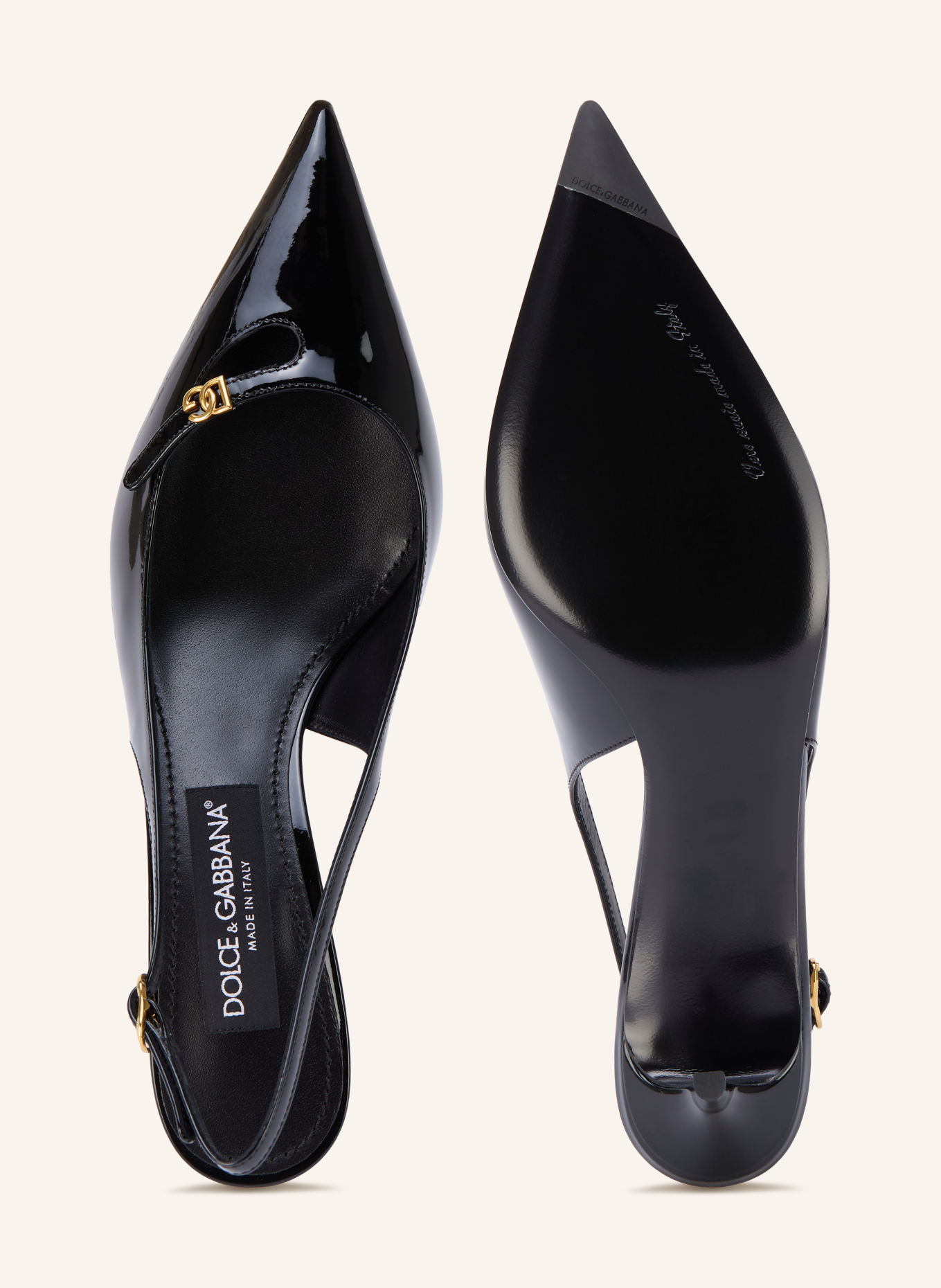 DOLCE & GABBANA Slingpumps: SCHWARZ