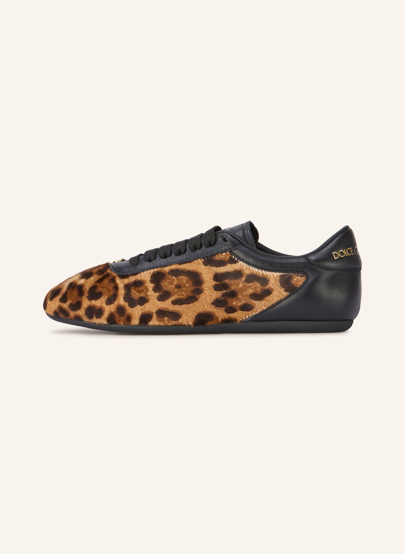 DOLCE & GABBANA Sneakersy BALLET: BRĄZOWY / CAMELOWY / CZARNY