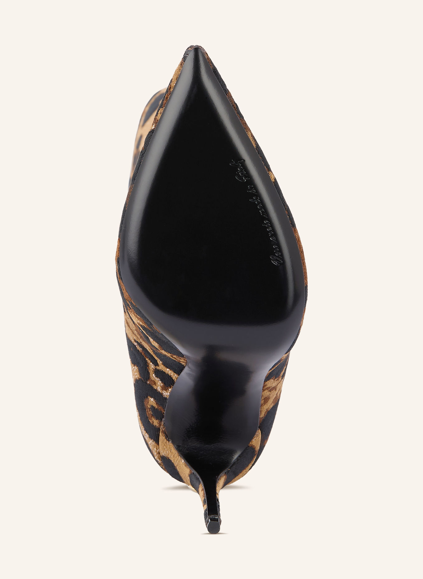 DOLCE & GABBANA Overknee laarzen: ZWART / LICHTBRUIN / BRUIN