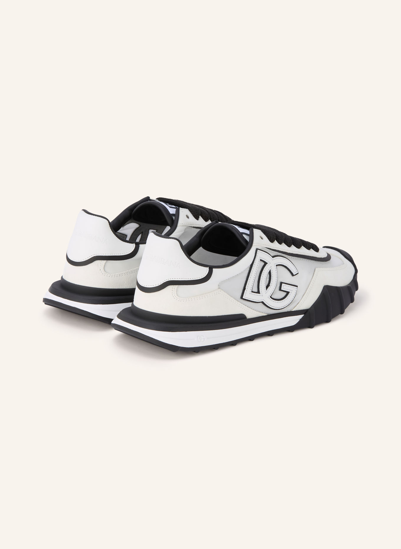 DOLCE & GABBANA Sneakers: WIT / ZWART