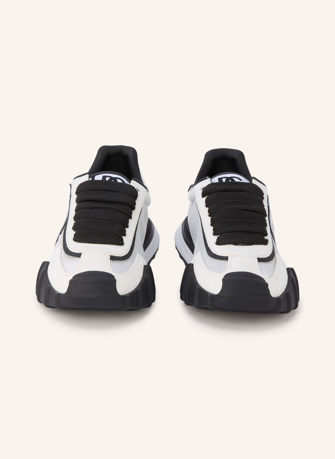 DOLCE & GABBANA Sneakers: WIT / ZWART