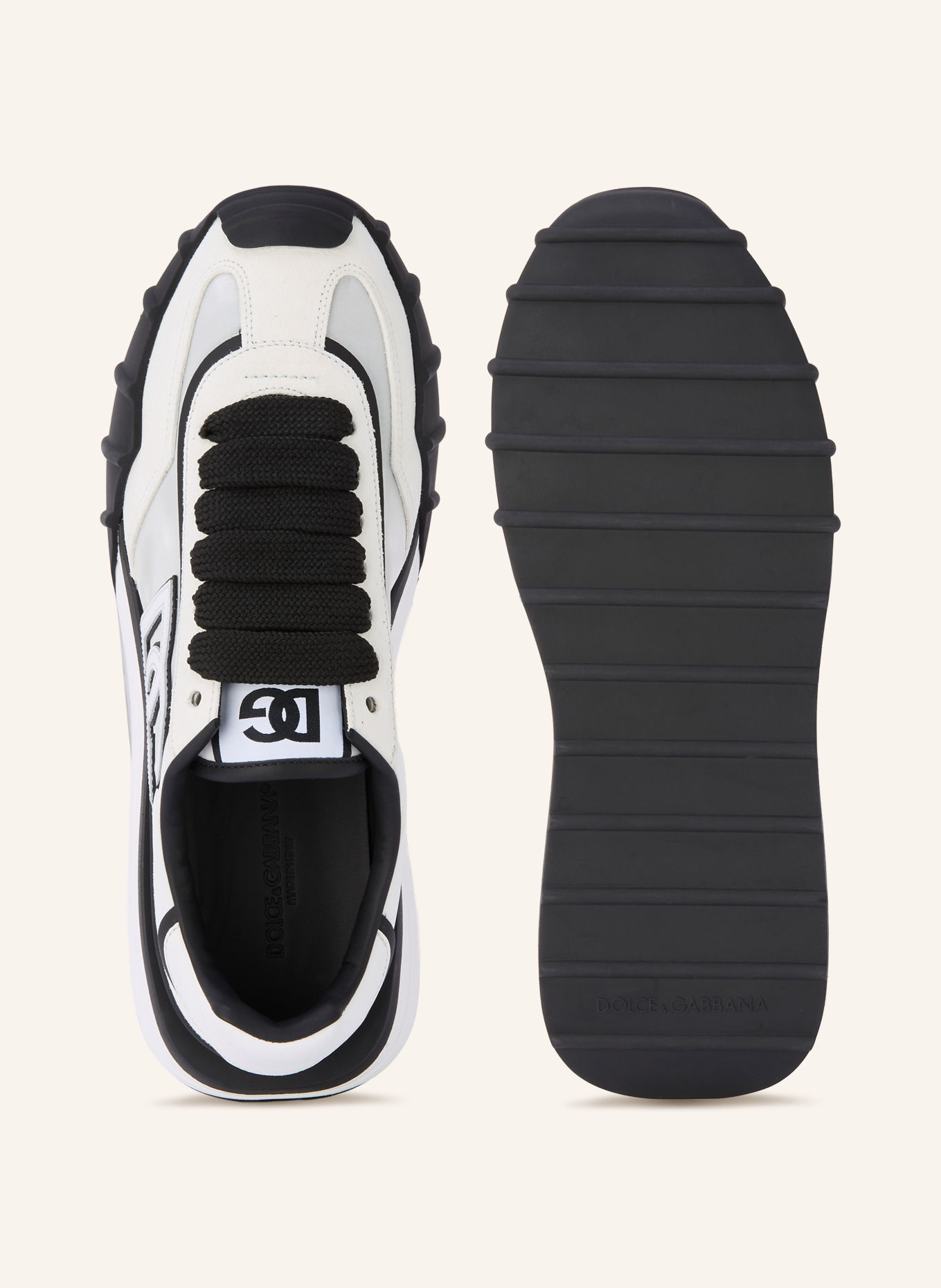 DOLCE & GABBANA Sneakers: WIT / ZWART