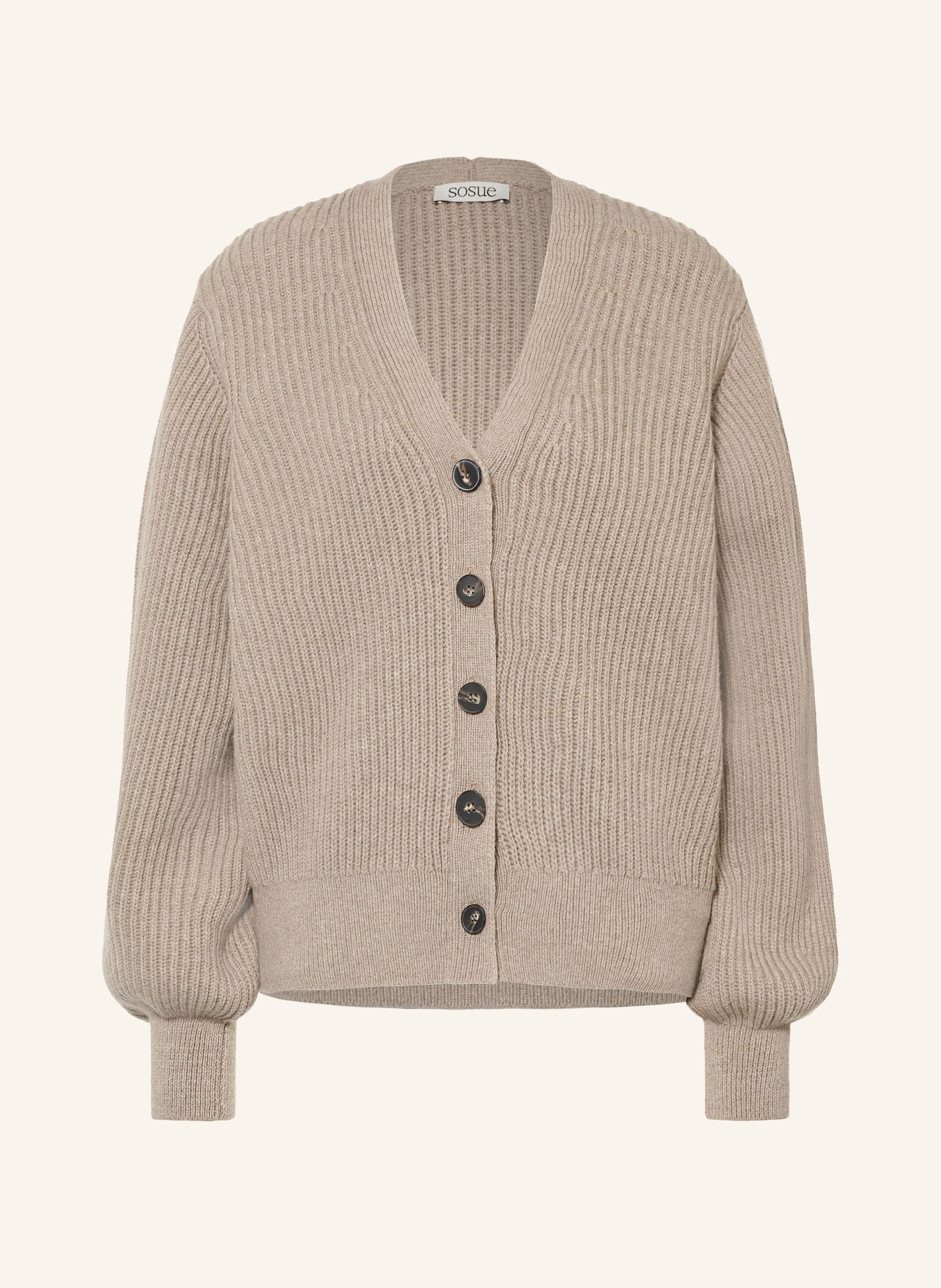 SoSUE Strickjacke ANTONIA: BEIGE