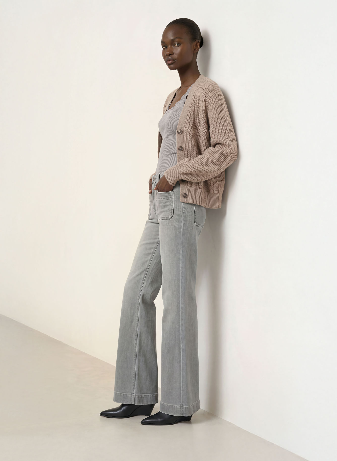 SoSUE Strickjacke ANTONIA: BEIGE