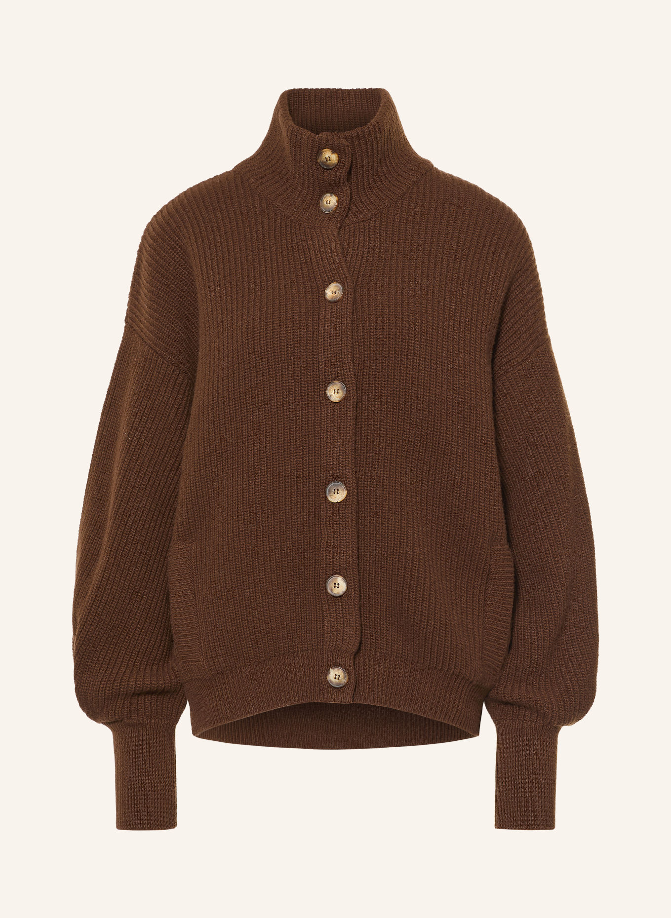 SoSUE Strickjacke aus Merinowolle: BRAUN