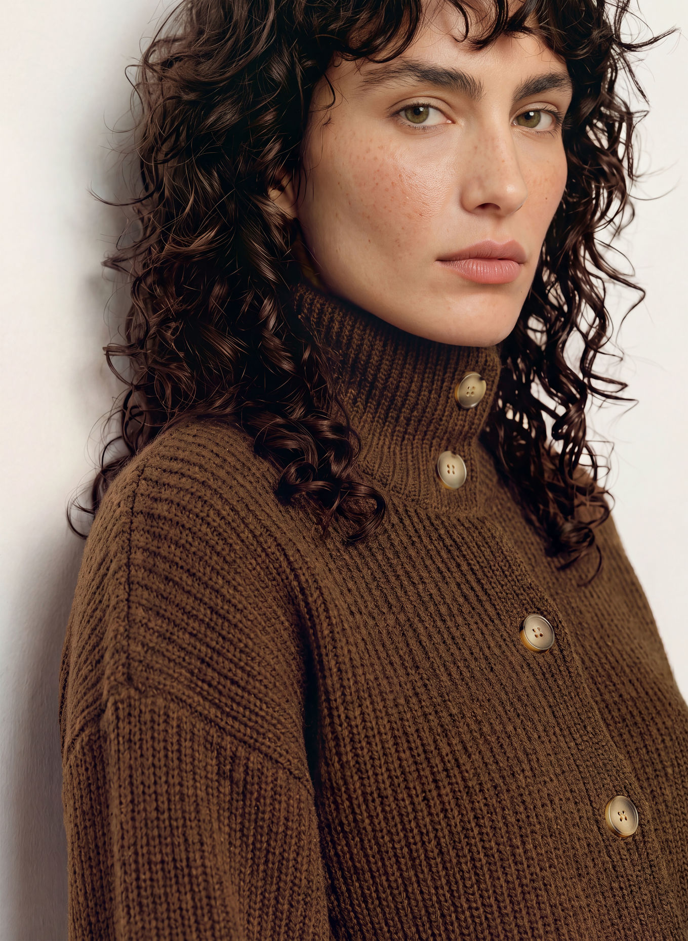 SoSUE Strickjacke aus Merinowolle: BRAUN