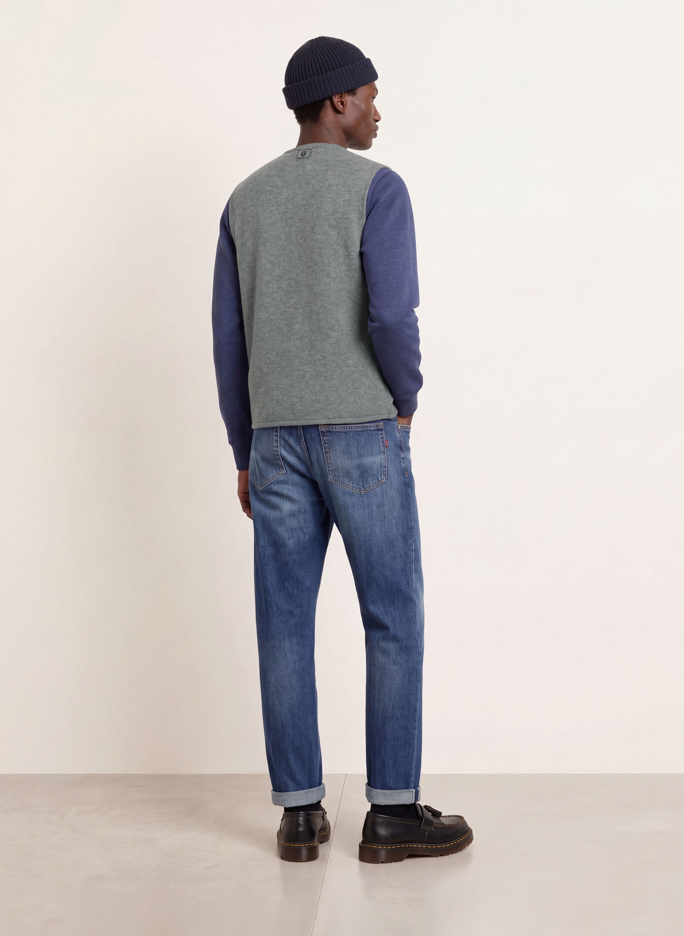 MOS MOSH Gallery Gilet en maille MMGCESS: GRIS