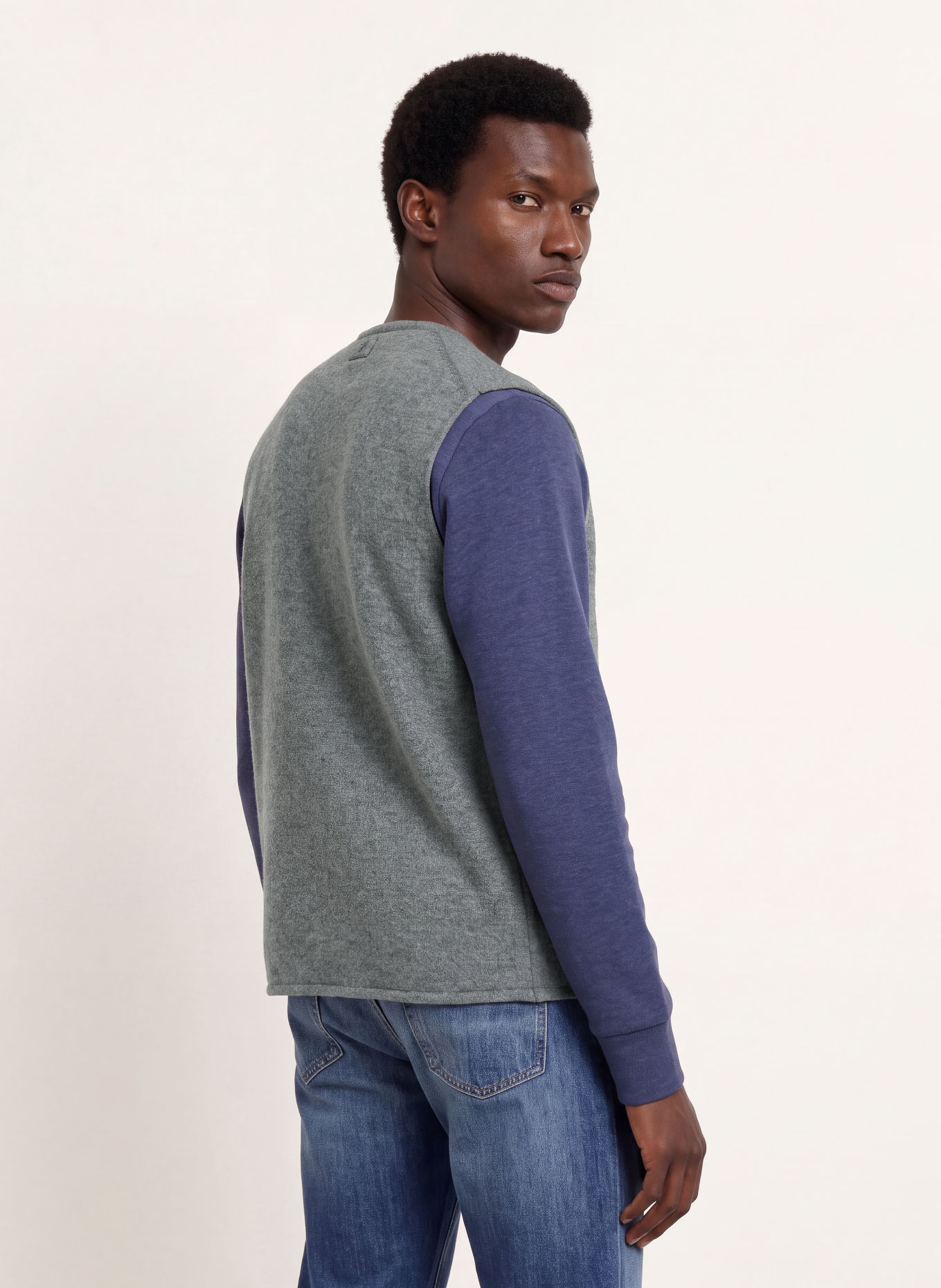 MOS MOSH Gallery Gilet en maille MMGCESS: GRIS