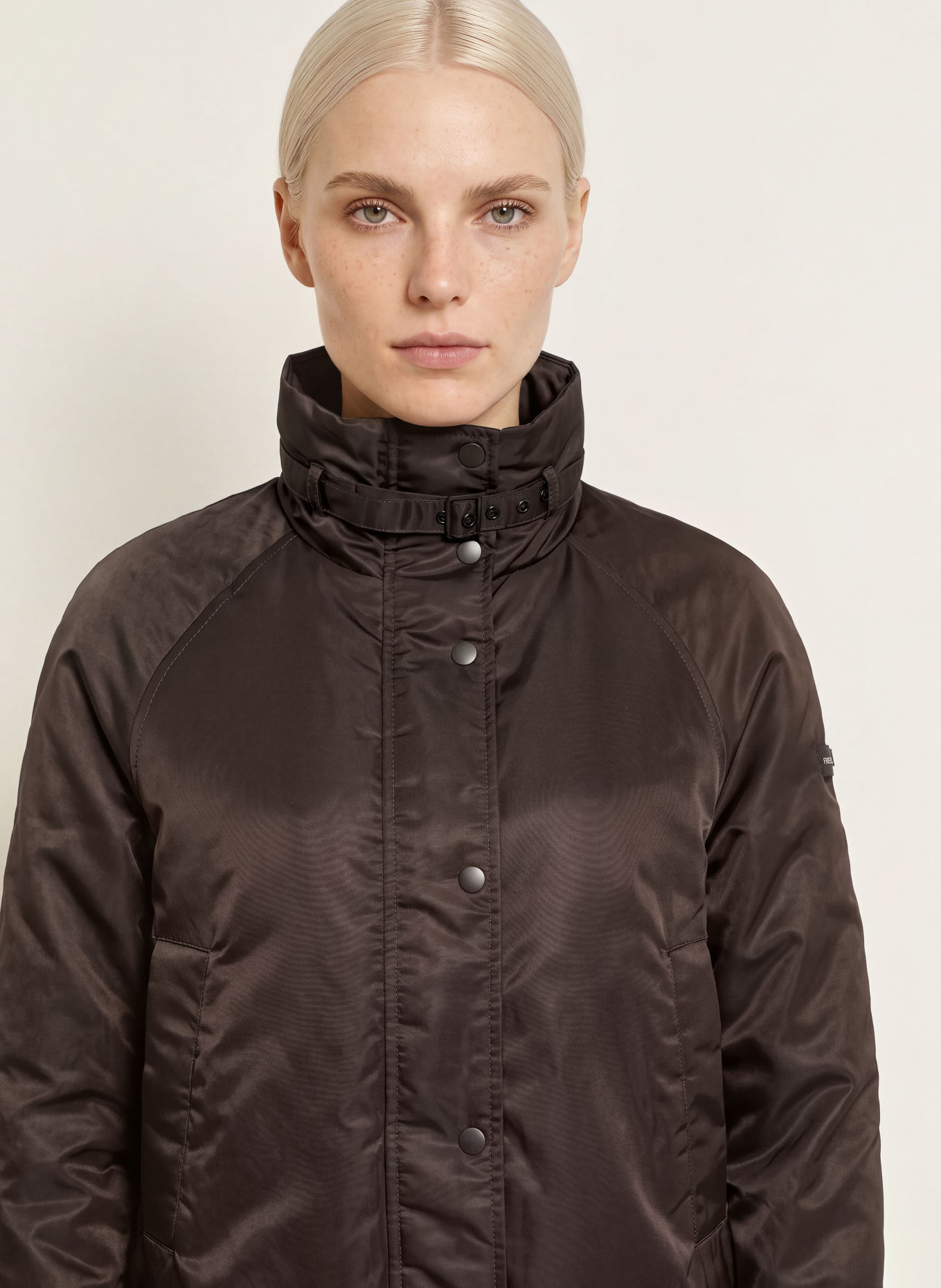 FRIEDA & FREDDIES GEZA Bomber jacket: DARK BROWN