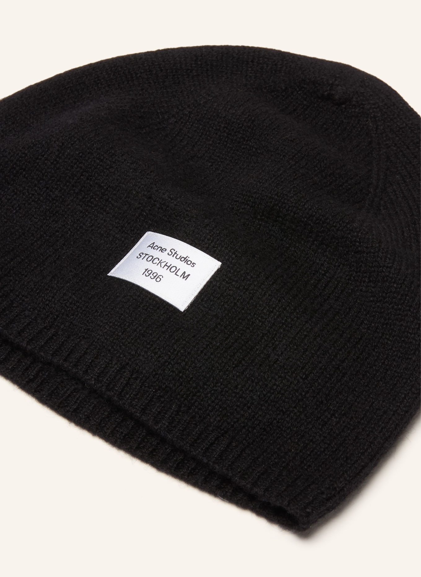 Acne Studios Cashmere Hat: BLACK