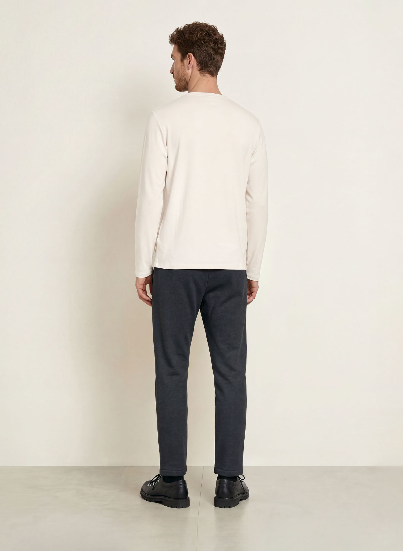BOGNER T-shirt met lange mouwen ARVID: ECRU